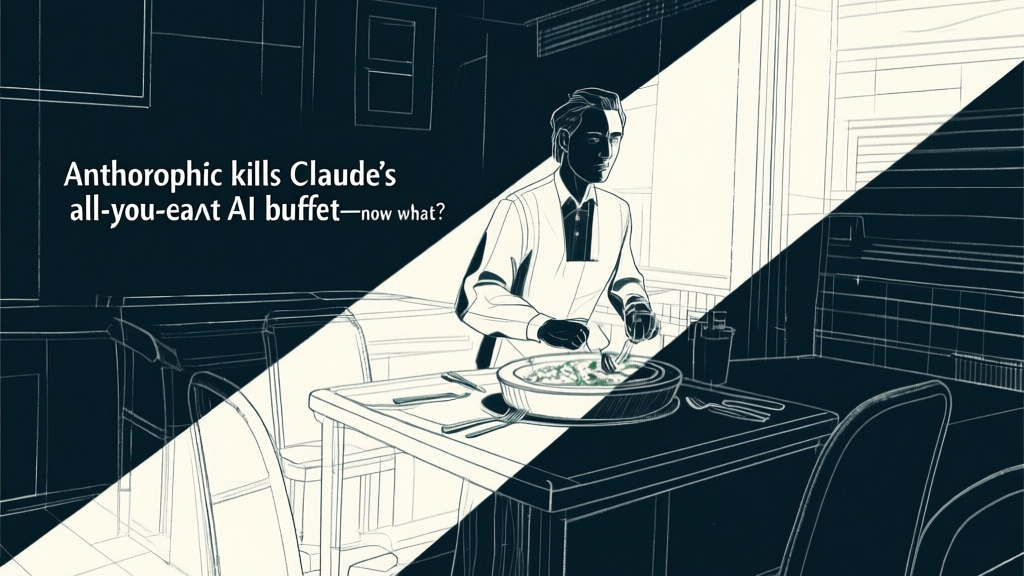 Anthropic kills Claude’s all-you-can-eat AI buffet—now what?