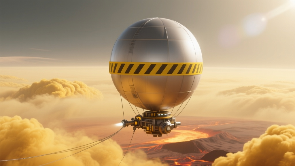 Venusov aerobot s ISRU-om: godine u oblacima, ali pod kvakom