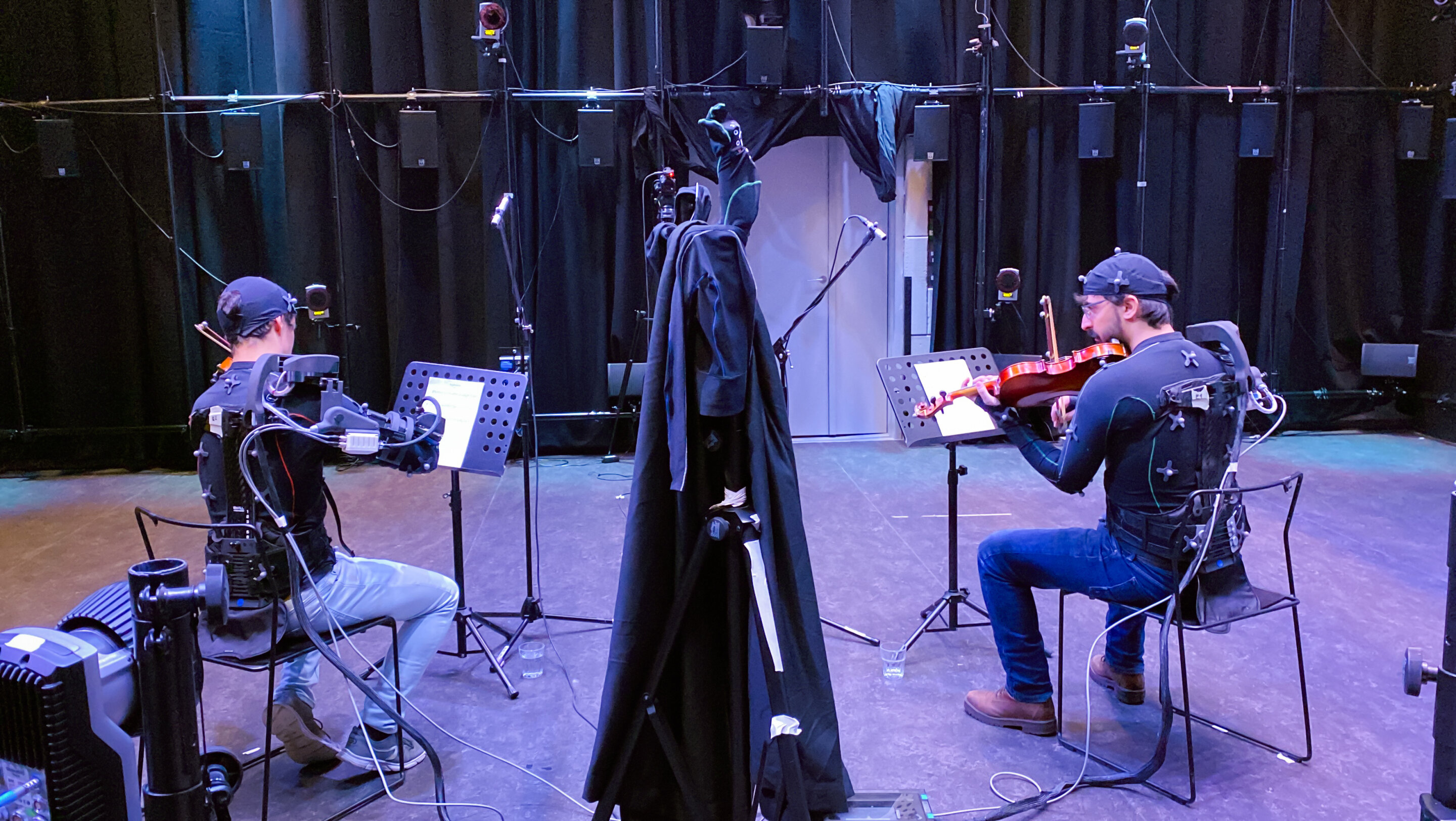Wearable robots for violinists: Demo finished. Reality starts now